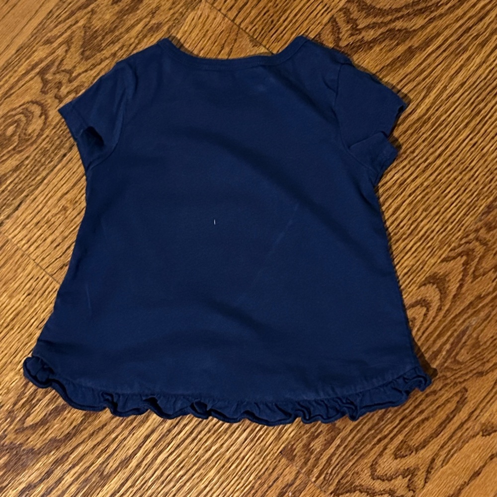 Carter’s | Navy Short Sleeve Shirt With Best Day Ever Appliqué - Picture 2 of 3